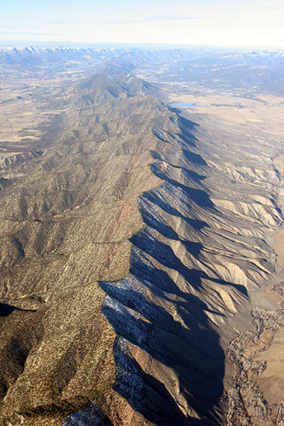 Aerial view of the Grand Hogback
