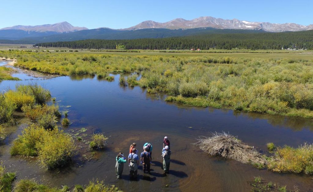 photo: Natural Resourse Management class in the field near Leadville, Colorado