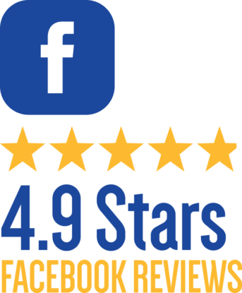 info-graphic: 4.9 stars in Facebook Reviews for Colorado Mountain College