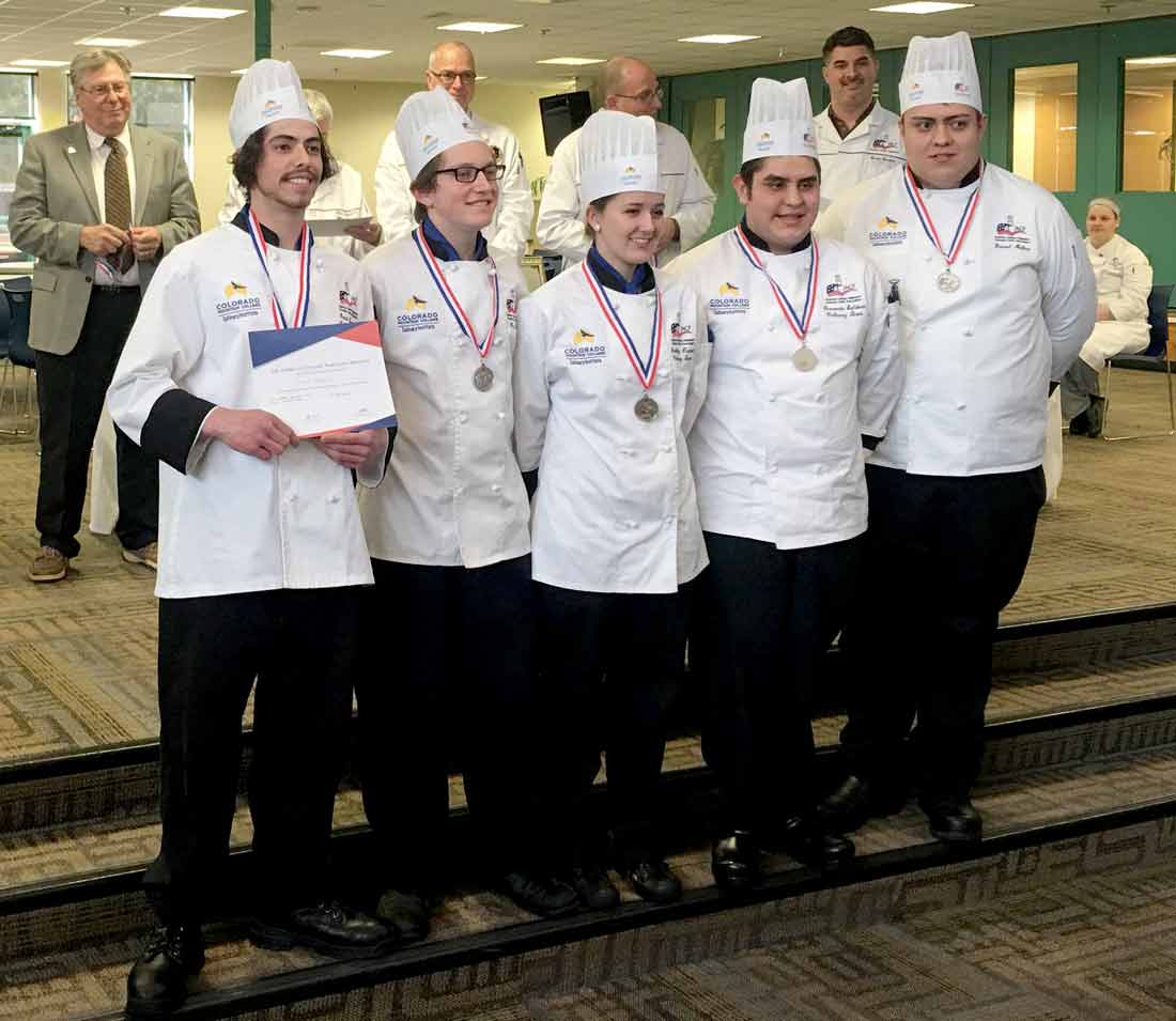 photo: The CMC Culinary Institute Team won the sliver medal award at the American Culinary Federation California Western Regional Championships on Sunday, March 18, 2018.