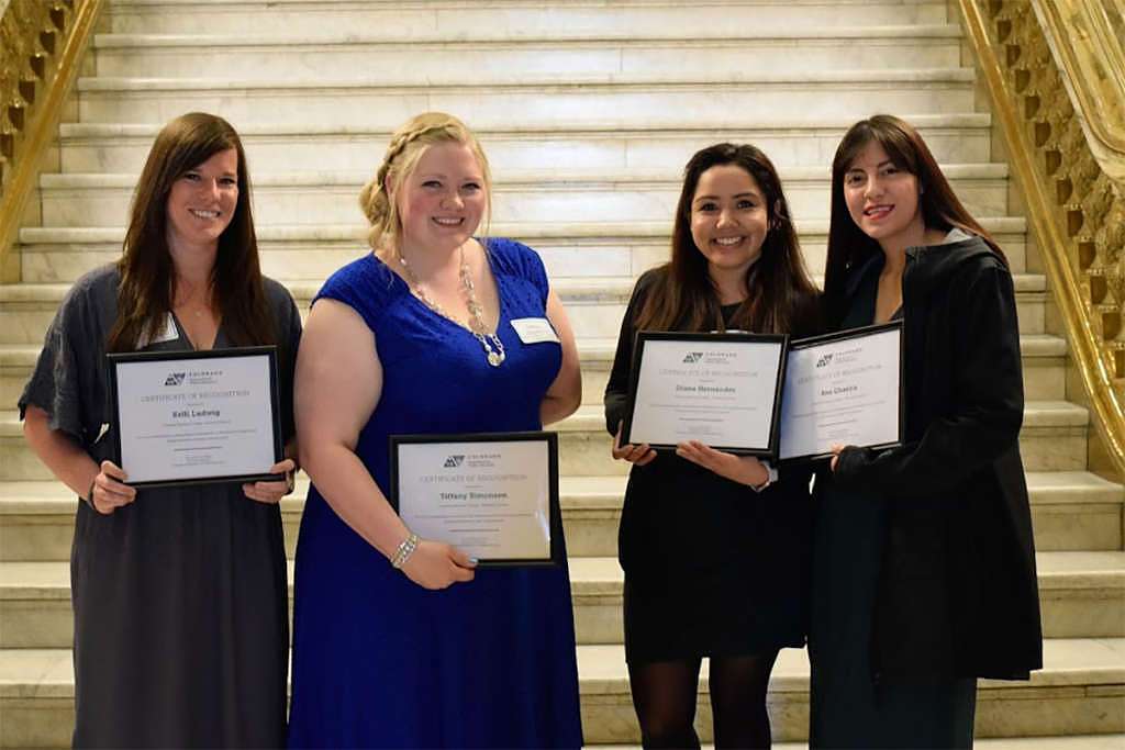 photo: Four CMC students studying elementary education have been named to the Colorado Department of Higher Education’s Future Educator Honor Roll. 
