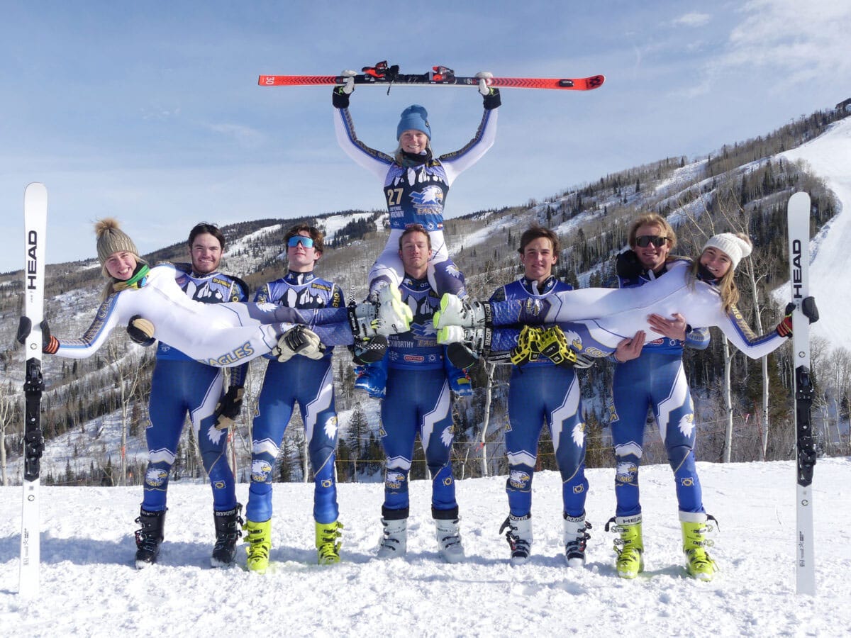 The Colorado Mountain College Eagles ski team