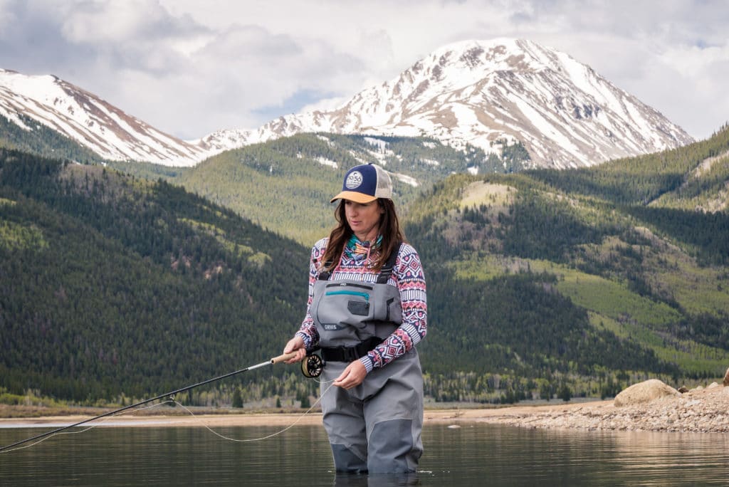 Colorado Mountain College Leadville Professional Fly Fishing Guide student Heather Richie was the recipient of the 2021 Colorado Women Flyfishers Karen Williams Memorial Scholarship. PC: Kaitlin Boyer
