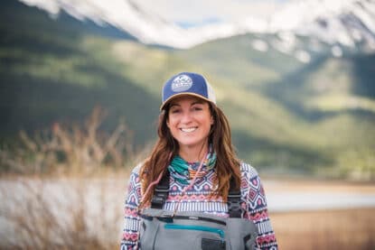 Professional fly fishing guide student heather ritchie