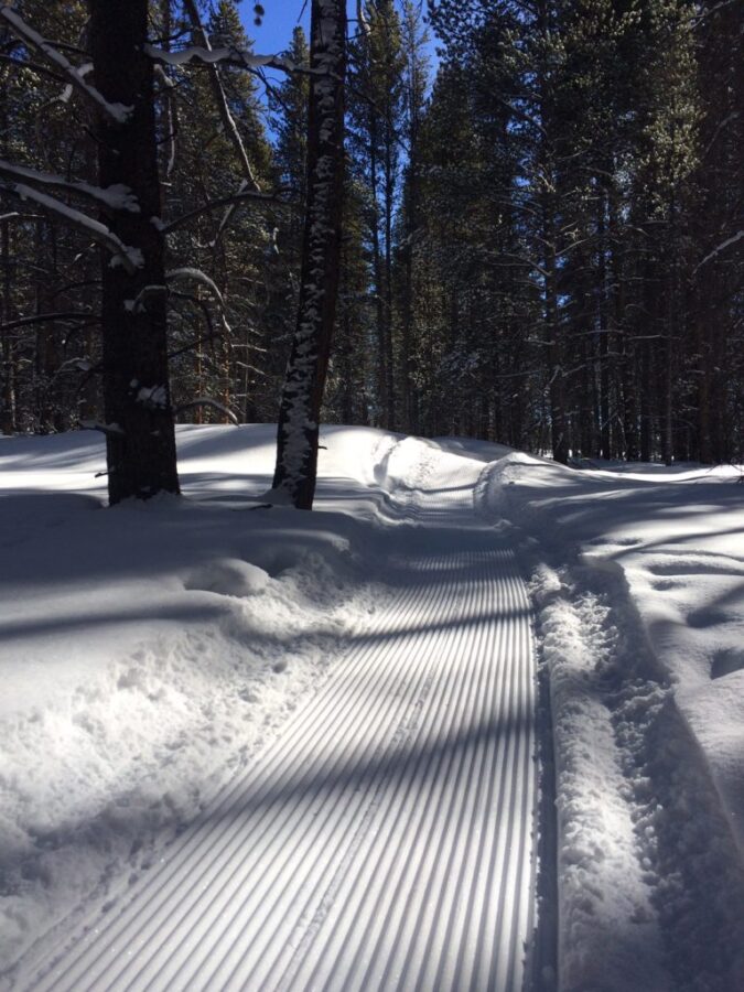 Groomed Timberline Trails in Leadville photo by Sterling Mudge