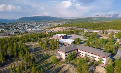 Aerial photo of the CMC Leadville campus