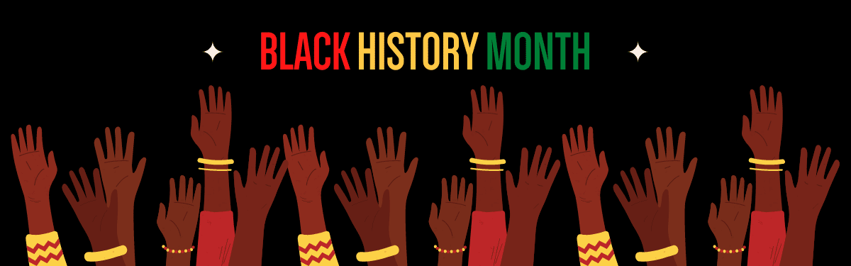 Graphic illustration for Black History Month