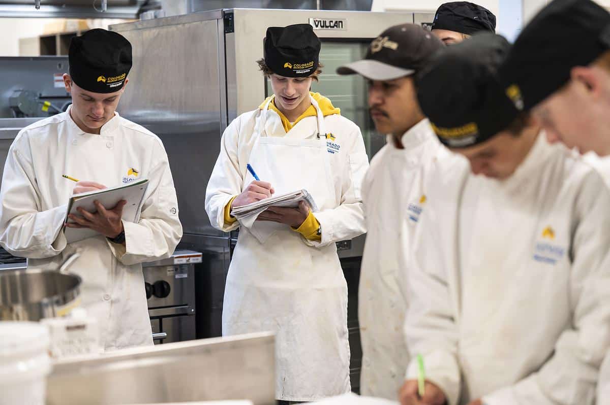 Culinary Students Learning